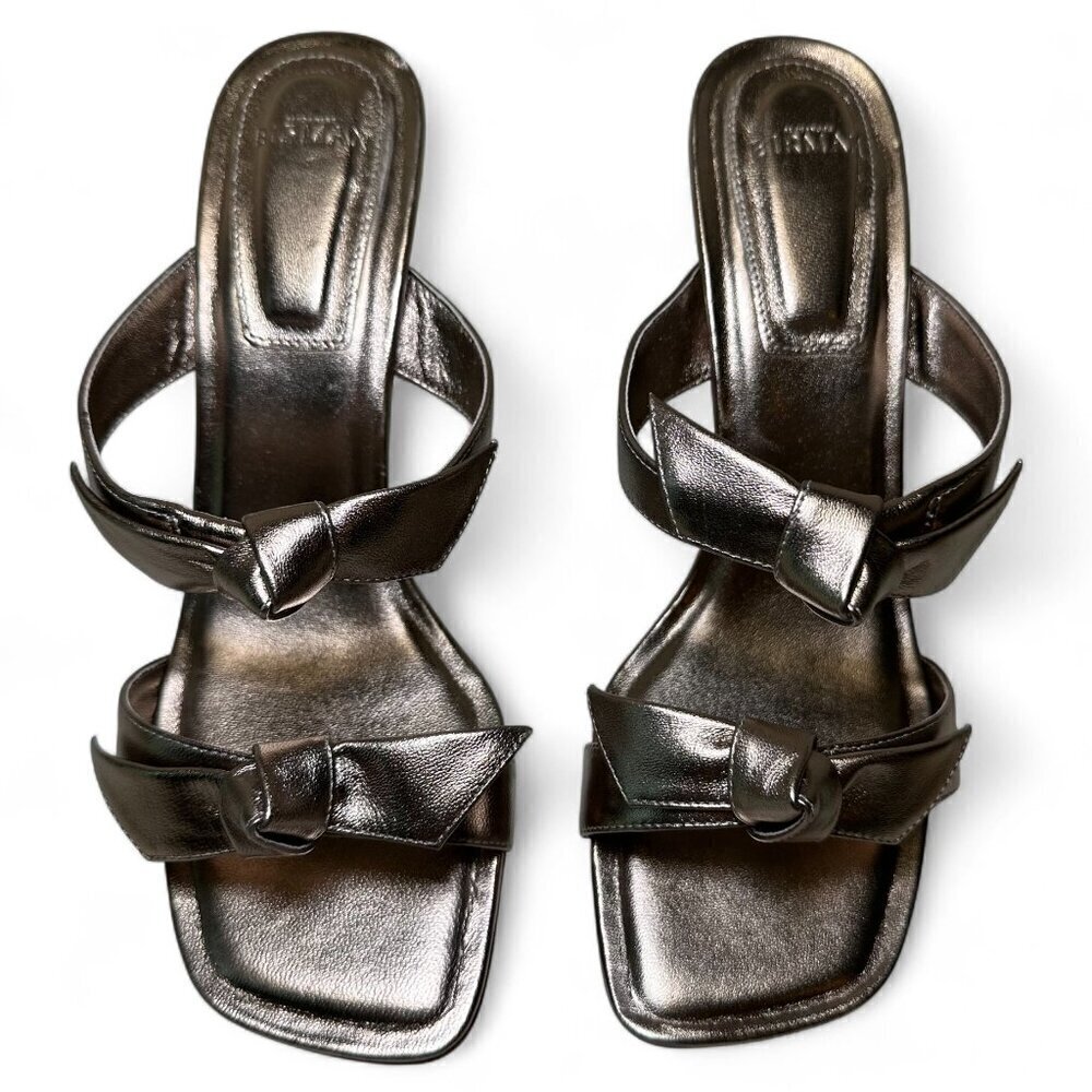 Alexandre BIRMIN Clarita Square Flare 85 Metallic Heeled Sandals - 37 EU, NIB - Picture 8 of 11